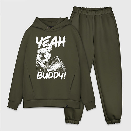 Мужской костюм оверсайз Ронни Коулман / Хаки – фото 1