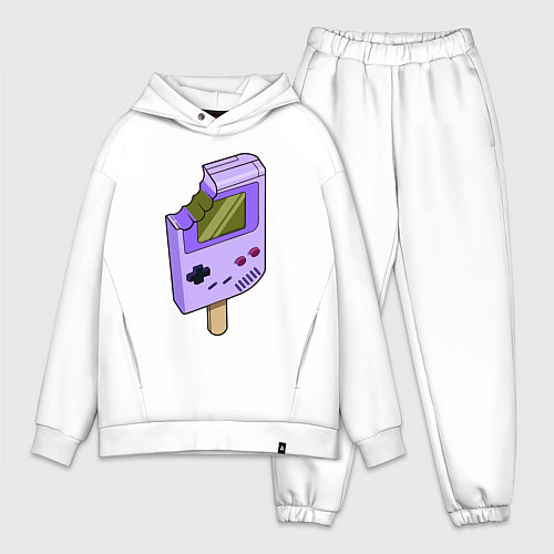 Мужской костюм оверсайз Sweet game boy / Белый – фото 1