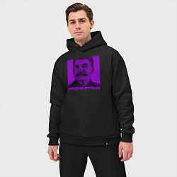 Мужской костюм оверсайз Joseph Stalin, цвет: черный — фото 2