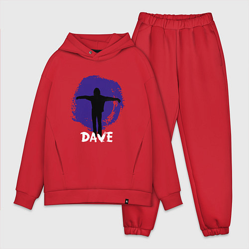 Мужской костюм оверсайз Depeche Mode - Dave in devotional tour / Красный – фото 1