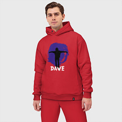 Мужской костюм оверсайз Depeche Mode - Dave in devotional tour, цвет: красный — фото 2