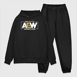 Мужской костюм оверсайз All Elite Wrestling AEW, цвет: черный