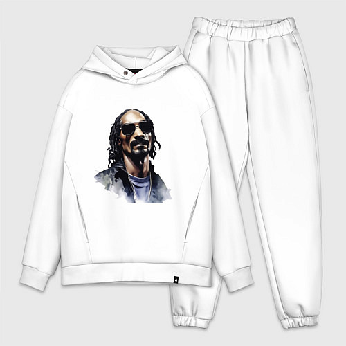 Мужской костюм оверсайз Snoop dog / Белый – фото 1