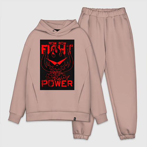 Мужской костюм оверсайз Камина Гуррен Дан / Пыльно-розовый – фото 1