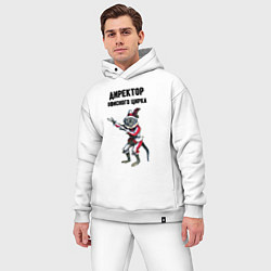 Мужской костюм оверсайз Директор офисного цирка, цвет: белый — фото 2