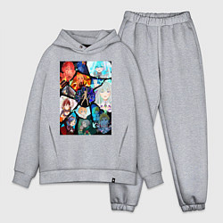 Мужской костюм оверсайз Re:Zero Субару Нацуки, цвет: меланж