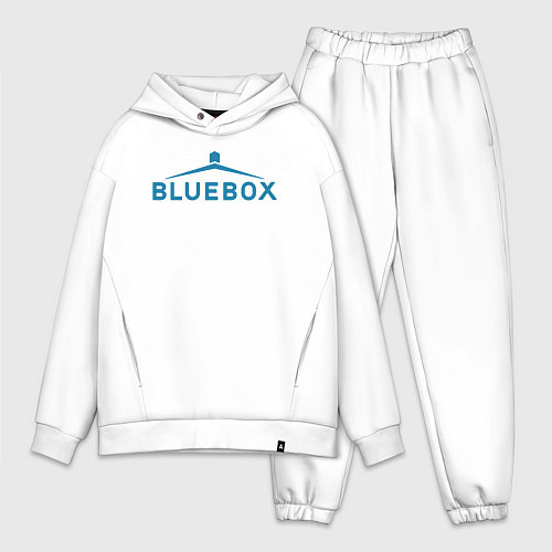 Мужской костюм оверсайз Доктор Кто Bluebox / Белый – фото 1