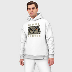 Мужской костюм оверсайз Night hunter, цвет: белый — фото 2