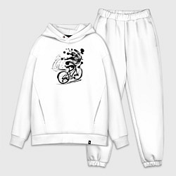 Мужской костюм оверсайз Велосипедная клякса