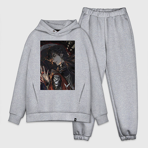 Мужской костюм оверсайз Чэн Хуа демон / Меланж – фото 1