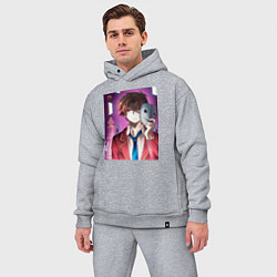 Мужской костюм оверсайз Киётака Аянокоджи манипулятор, цвет: меланж — фото 2