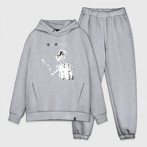 Мужской костюм оверсайз Fad Gadget - Tovey live / Меланж – фото 1