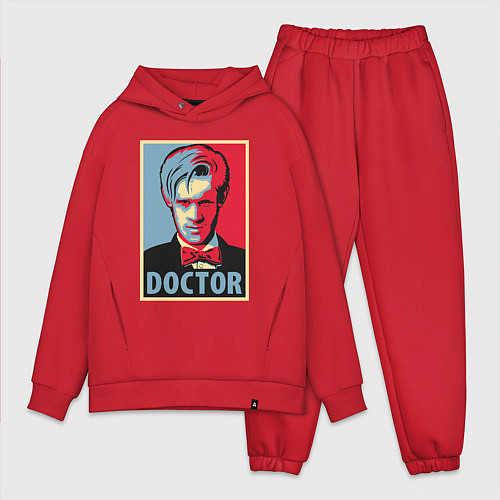 Мужской костюм оверсайз Doctor / Красный – фото 1