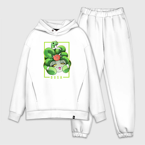 Мужской костюм оверсайз Dusa Hades / Белый – фото 1