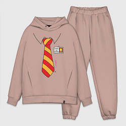 Мужской костюм оверсайз Костюм Гомера, цвет: пыльно-розовый