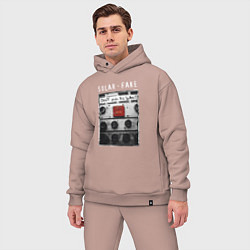 Мужской костюм оверсайз Solar Fake - Dont push the button, цвет: пыльно-розовый — фото 2