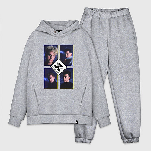 Мужской костюм оверсайз Depeche Mode - Masses / Меланж – фото 1