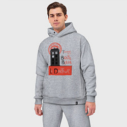 Мужской костюм оверсайз Le docteur, цвет: меланж — фото 2