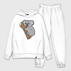 Мужской костюм оверсайз Koala, цвет: белый