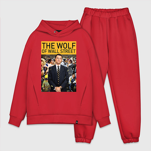 Мужской костюм оверсайз The wolf of wall street - Leo / Красный – фото 1