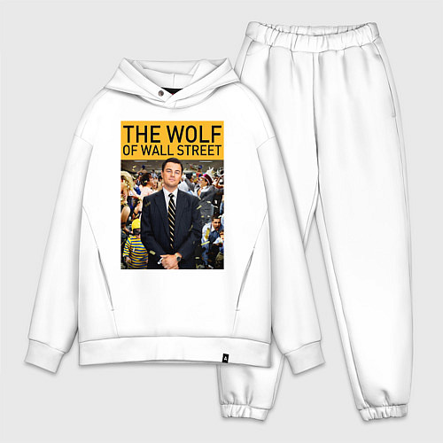 Мужской костюм оверсайз The wolf of wall street - Leo / Белый – фото 1