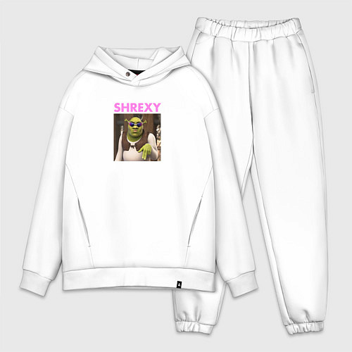 Мужской костюм оверсайз Shrexy Шрэк / Белый – фото 1