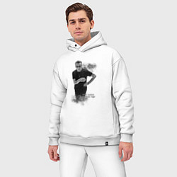 Мужской костюм оверсайз Depeche mode - dave gahan stand, цвет: белый — фото 2