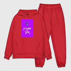 Мужской костюм оверсайз J-hope in the box - K-pop, цвет: красный