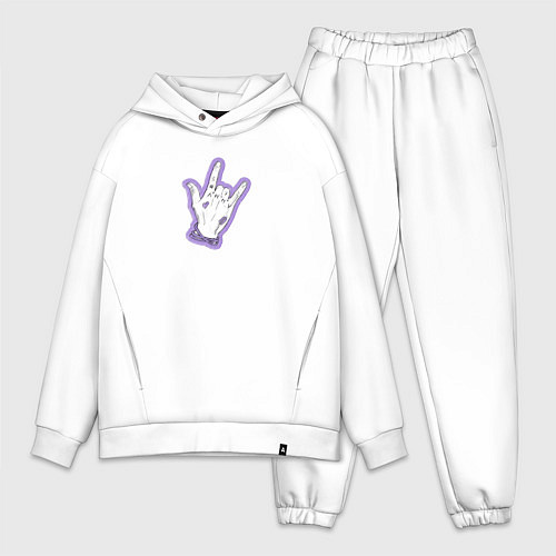 Мужской костюм оверсайз BTS Army Cool / Белый – фото 1