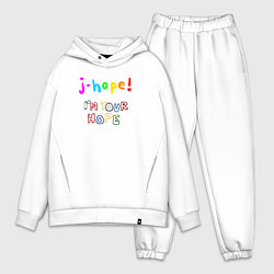Мужской костюм оверсайз BTS J-hope! Im Your Hope, цвет: белый