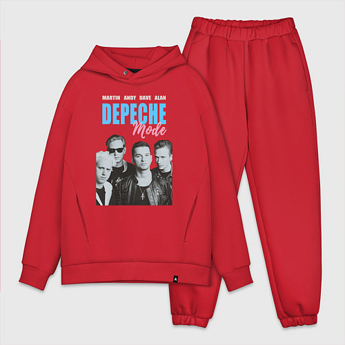 Мужской костюм оверсайз Depeche Mode Vintage / Красный – фото 1