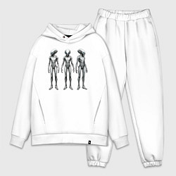 Мужской костюм оверсайз Нашествие, цвет: белый