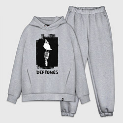 Мужской костюм оверсайз Deftones - bird, цвет: меланж