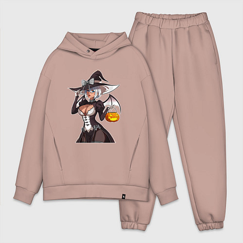 Мужской костюм оверсайз 2B ведьма - Nier automata / Пыльно-розовый – фото 1