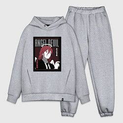 Мужской костюм оверсайз Человек-бензопила Angel Devil, цвет: меланж