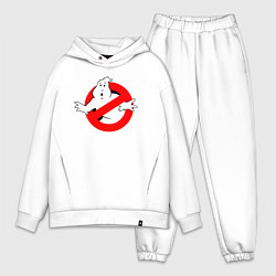 Мужской костюм оверсайз Ghostbusters logo, цвет: белый