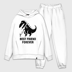 Мужской костюм оверсайз Godzilla best friend, цвет: белый