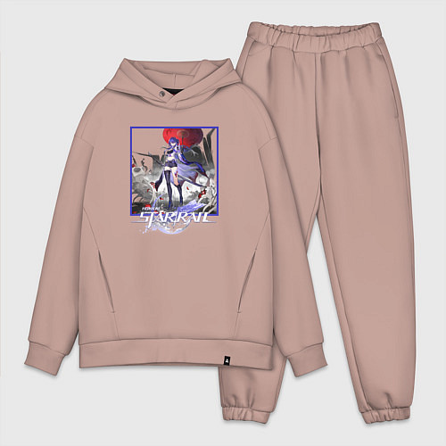 Мужской костюм оверсайз Ахерон / Пыльно-розовый – фото 1