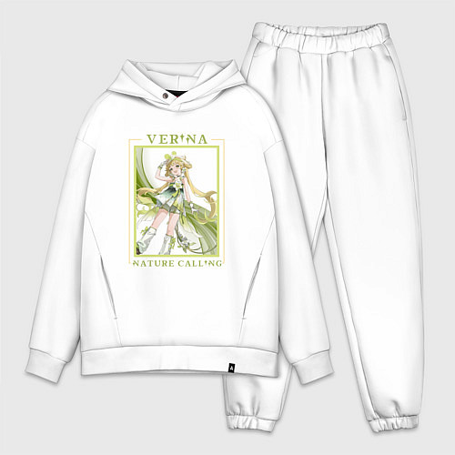 Мужской костюм оверсайз Verina Nature Calling / Белый – фото 1