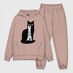 Мужской костюм оверсайз Око Котоурона, цвет: пыльно-розовый