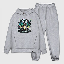 Мужской костюм оверсайз Rick and Morty - Venom slime, цвет: меланж