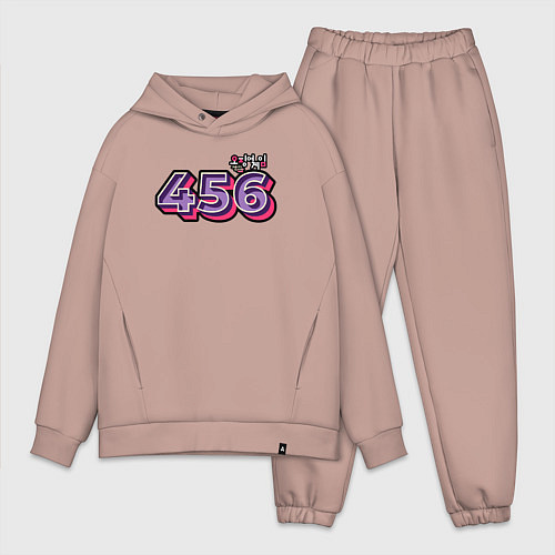 Мужской костюм оверсайз Игрок 456 / Пыльно-розовый – фото 1