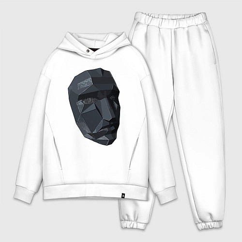 Мужской костюм оверсайз Boss mask / Белый – фото 1