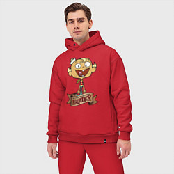 Мужской костюм оверсайз Флэпджек - матрос, цвет: красный — фото 2