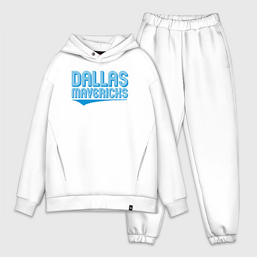 Мужской костюм оверсайз Mavericks / Белый – фото 1