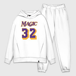 Мужской костюм оверсайз Magic 32, цвет: белый