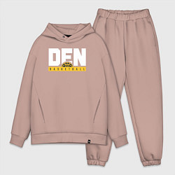 Мужской костюм оверсайз Denver Basketball, цвет: пыльно-розовый