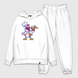 Мужской костюм оверсайз Петушок повар, цвет: белый