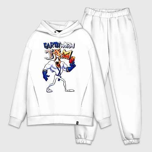 Мужской костюм оверсайз Sega Jim / Белый – фото 1