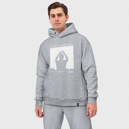 Мужской костюм оверсайз Depeche Mode world violation / Меланж – фото 3